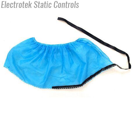 98% Polyester ESD Shoe Cover, for Laboratory, Pattern : Plain