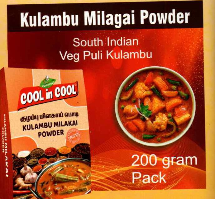 200gm Cool in Cool Kulambu Milagai Powder