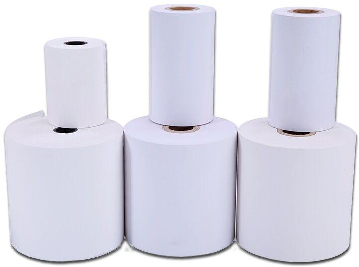 Rudkav Billing Machine Thermal Paper Roll with 55 GSM (79 mm x 40 Meter) Pack of 10