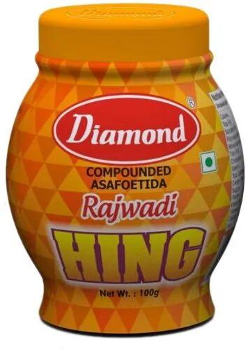 Diamond Rajwadi Hing, Packaging Size : 100 gm
