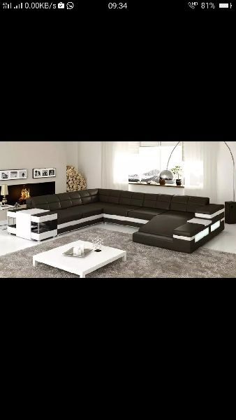leatherete 5 seet sofa