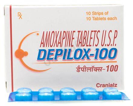 Depilox Amoxapine Tablet, Packaging Size : 10x10