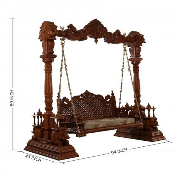 Beautiful Carved Indian Traditional Royal Swing