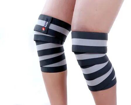 Elasticized fabric Knee Wraps Support, Size : Free Size
