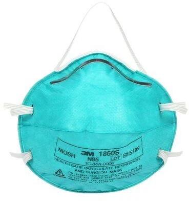 3M 1860S N95 Particulate Respirator and Surgical Mask