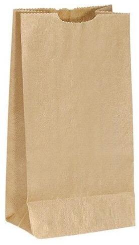 Plain Brown Paper Bag, Capacity : 6 kg