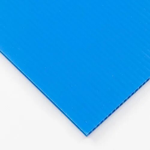 Rectangle Pp Corrugated Sheet, For Packaging, Color : Blue