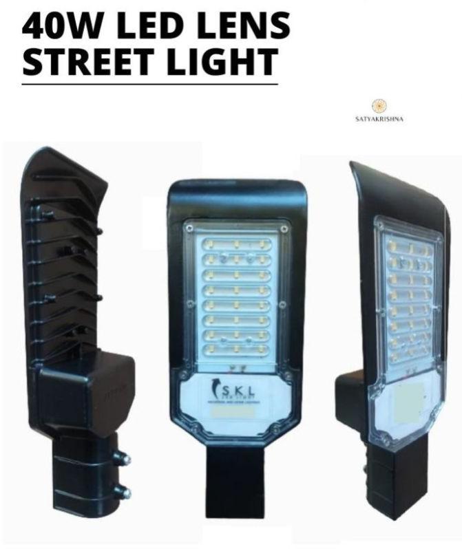Black >90 40W LED Lens Street Light, for Decoration, Home, Hotel, Mall, Model Number : 40WSL