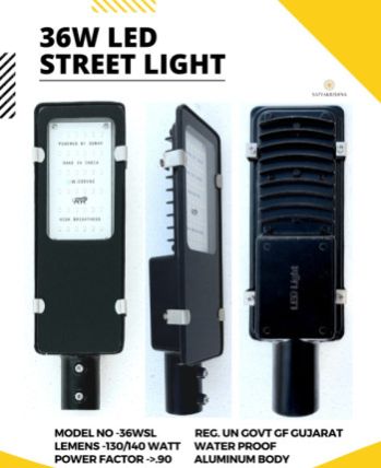 Aluminium led street light, Model Number : 36skl