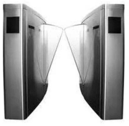 Stainless steel Automatic Flap Barrier, Color : Silver