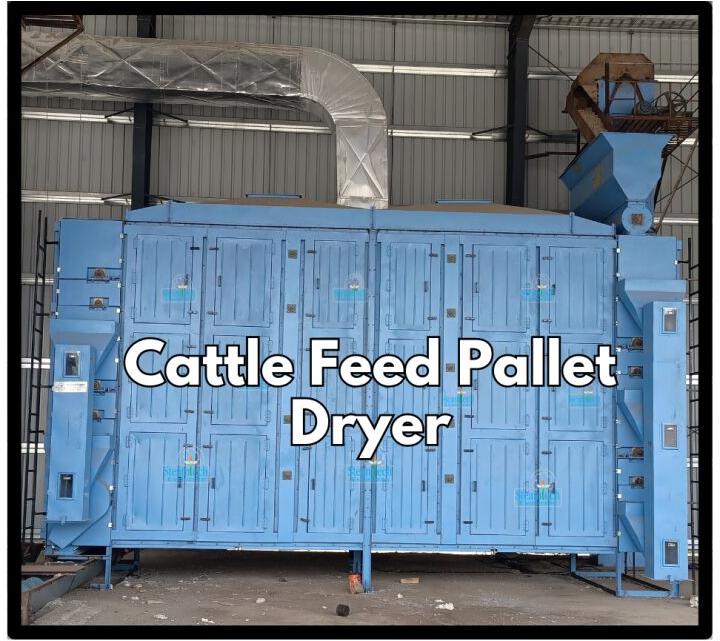 Cattle feed pellet Dryer