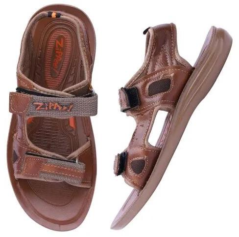 Children Leather Sandals, Color : Brown