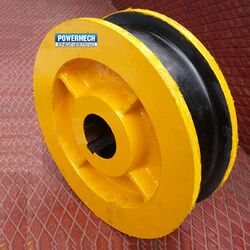Powermech Round Metal crane wheel, for Industrial, Specialities : Standard Quality, Rustproof