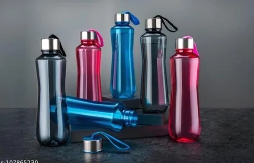 Transparent Plastic Fridge Water Bottle, Capacity : 1000 mL