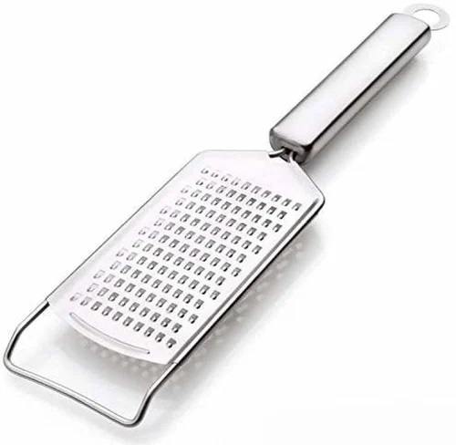 Stainless Steel Handle Grater, Color : Silver