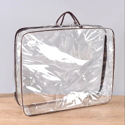 PVC Blanket Bag, Pattern : Plain, Color : Transparent at Rs 14 / Piece ...