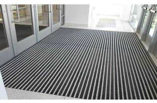 Striped Aluminium Entrance Mat, Shape : Rectangular