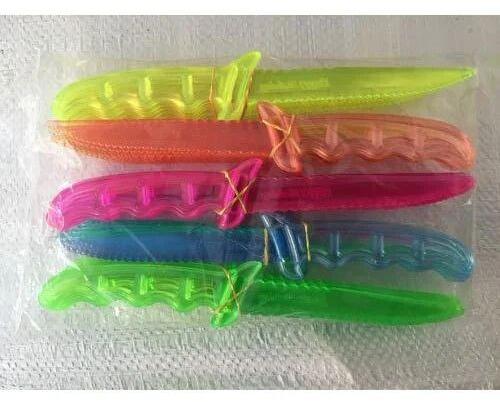 Green Plastic Birthday Cake Cutting Knife