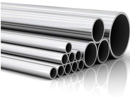 Round stainless steel pipes