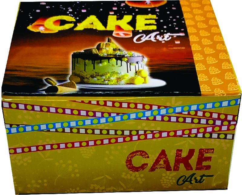 Printed Paper 12x12x6 Inch Cake Box, Shape : Rectangular