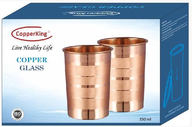 CopperKing Classic Touch Design Copper Glass Set of Tow 350ml