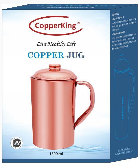 CopperKing Pure Copper Pitcher Jug 1.5 Ltr
