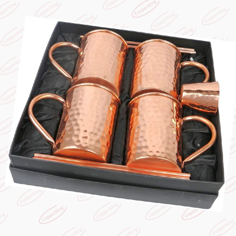 Pure Copper Mug Gift Set