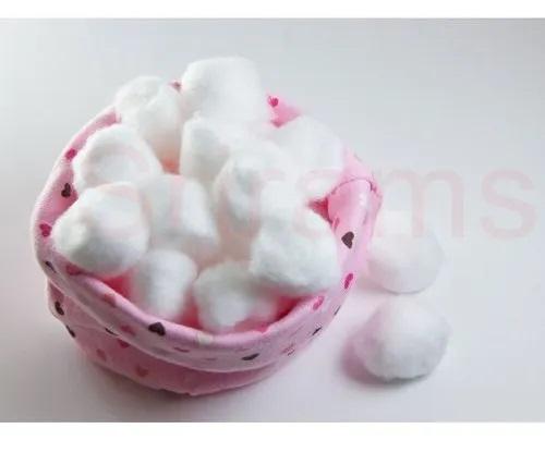White Cotton Balls, For Hospital, Feature : Highly Absorbent, Non Sterile, Odor Free, Disposable