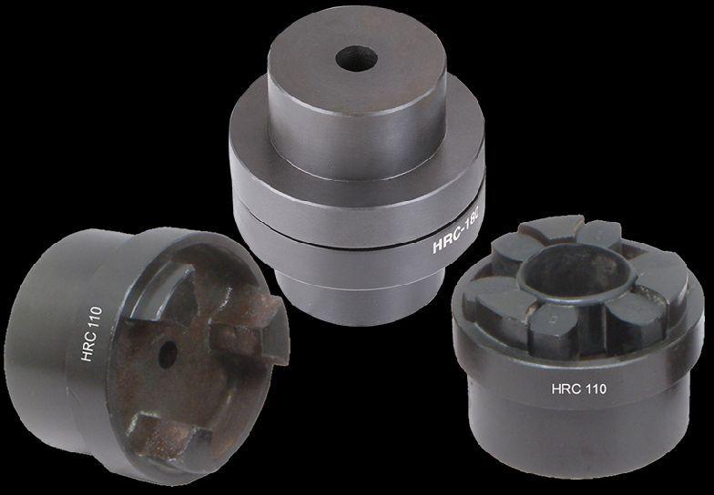 Round Polished Metal HRC Couplings, Color : Black