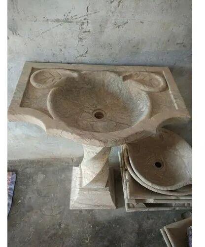 Marble Pedestal Wash Basin