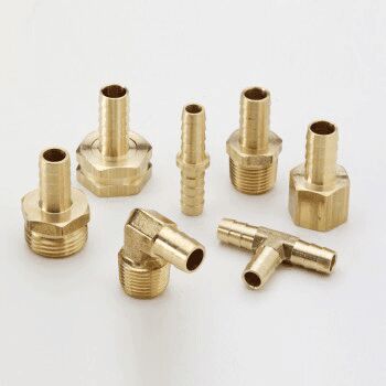 Polished Brass Hose Barb Fittings, Certification : ISI Certified