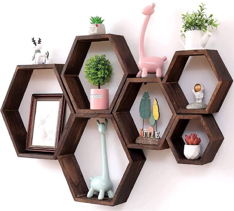 wooden wall shelf