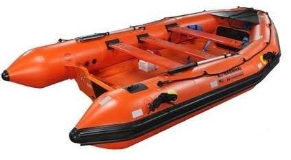 Manual Silicon Rubber Inflatable Rescue Boat, Feature : Balance Maintained, Fast Runing, Hard Structure