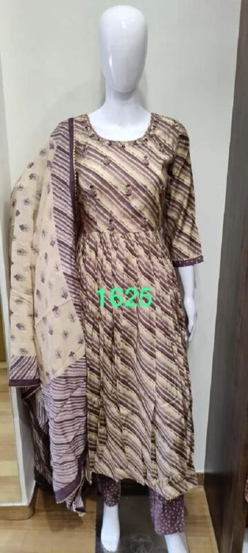 Printed Silk Kurti, Occasion : Party Wear