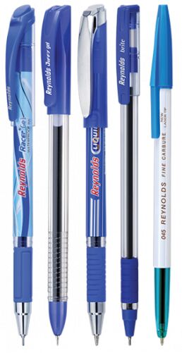 Blue ball pens, for Writing, Length : 4-6inch