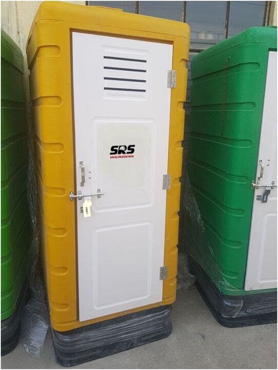 Frp mobile toilet, Color : Blue or Green