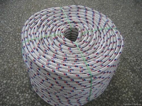 White Polyester Braided Rope, Packaging Type : Coil