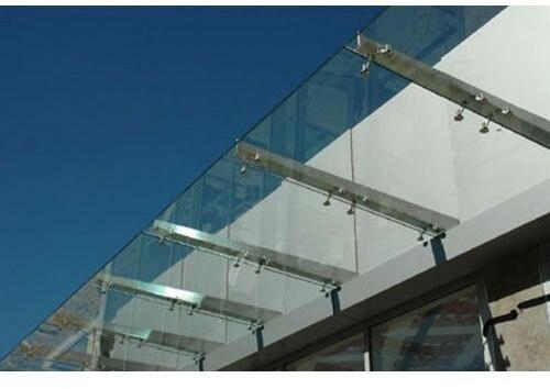 Glass Canopy, Shape : Flat