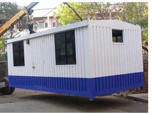 Puf Prefabricated Security Cabin, For Office, Shape : Rectangular