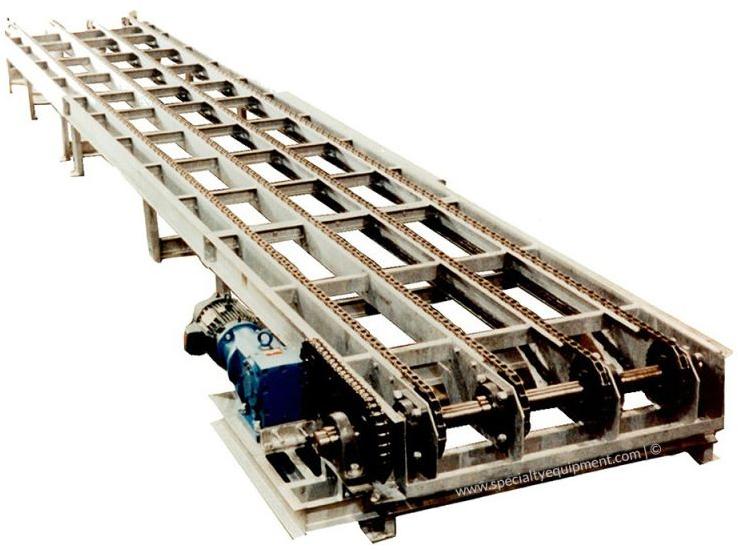Rectangular Automatic Stainless Steel Chain Conveyor, for Moving Goods, Voltage : 440V
