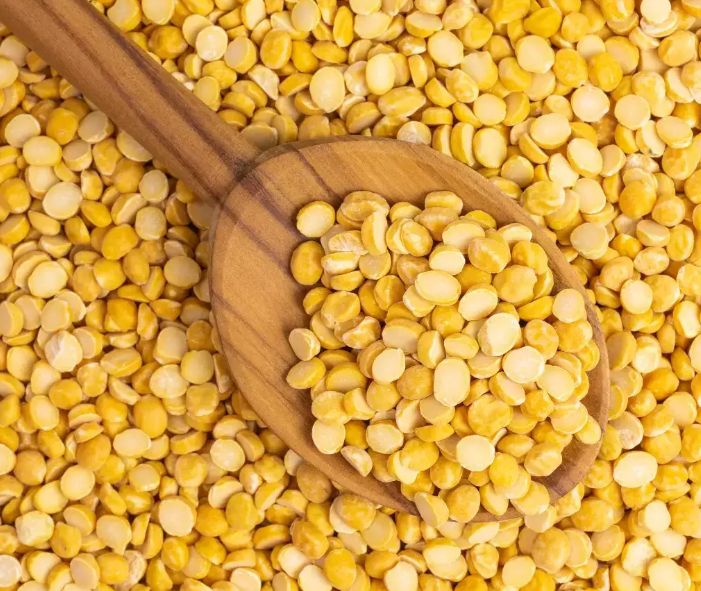 Yellow Solid Natural Chana Daal, for Cooking, Spices, Food Medicine, Packaging Type : Plastic Packet