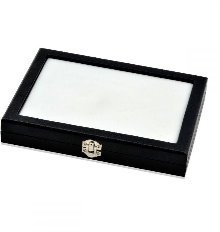 Black MDF Gem Stone Box, for Jewellery Use