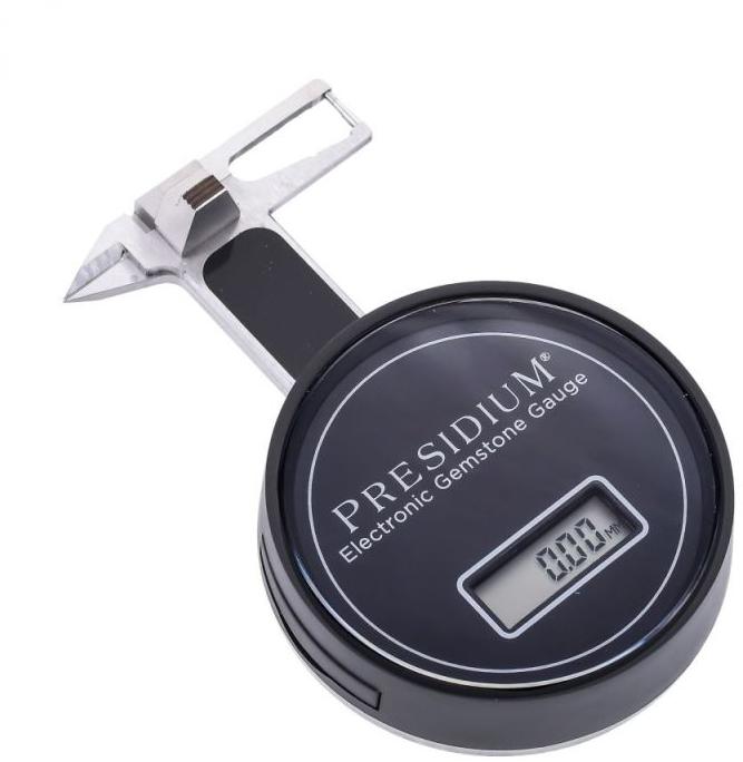 Black Round Presidium Electronic Gauge