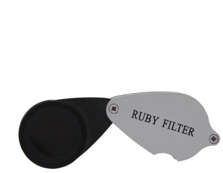 Grey Black Metal Ruby Filter