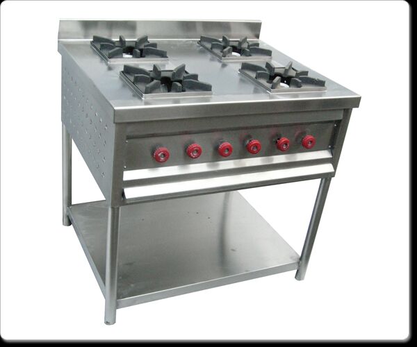 Stainless Steel Four Burner Gas Stove