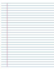 Lined Writing Paper