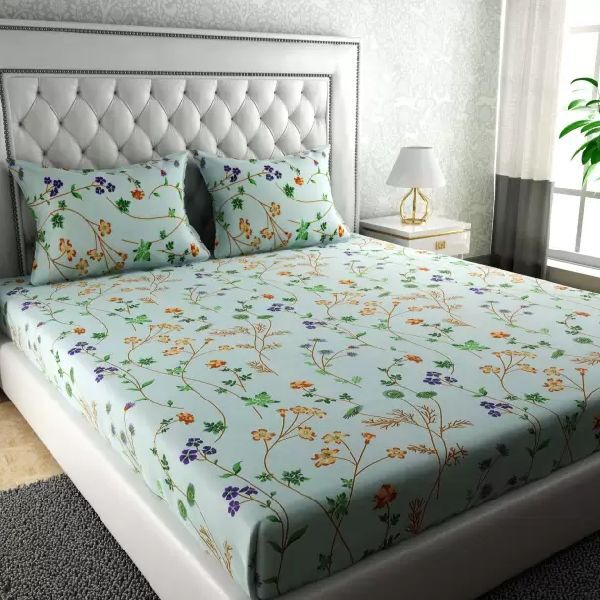 Floral Printed Bedsheet