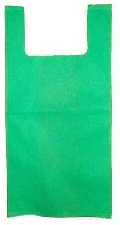 Non Woven U Cut Bag, Color : Green