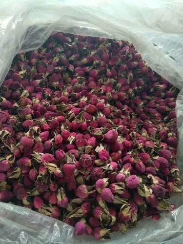 Dried rose buds, Packaging Type : Polybag