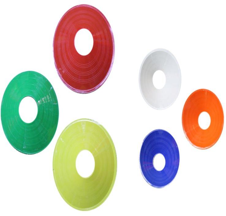 Plastic Saucer Cone, for Sports, Color : Multicolor